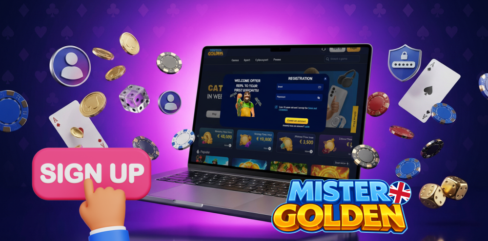 Register at Golden Mister UK